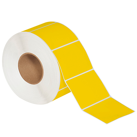 4 x 3" Yellow Thermal Transfer Labels