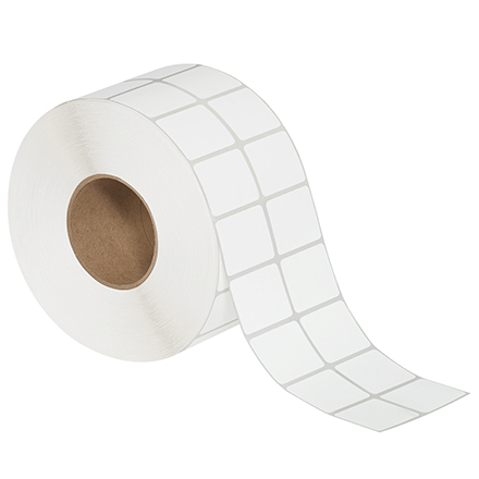 2 x 1 <span class='fraction'>1/2</span>"  2-Up White Thermal Transfer Labels